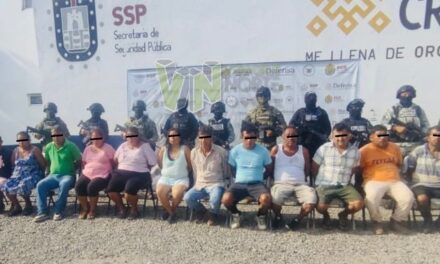 Desalojo masivo en Álamo: Líder y 12 personas más detenidas