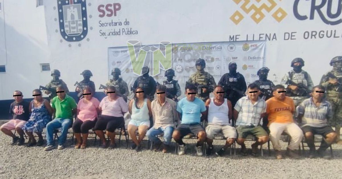 Desalojo masivo en Álamo: Líder y 12 personas más detenidas