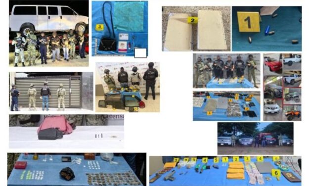 RESULTADOS DE OPERATIVOS DE CATEO EN COORDINACIÓN CON FUERZAS FEDERALES Y ESTATALES