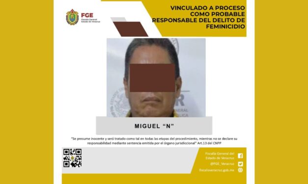Vinculado a Proceso por Feminicidio en Cerro Azul
