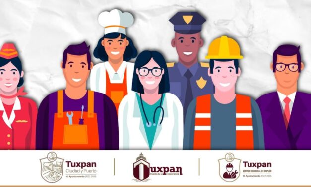 ¡Mañana! Feria Juvenil del Empleo 2025, en la Plaza Cívica de Tuxpan