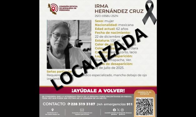 Localizan e identifican el cuerpo de la maestra jubilada desaparecida en Álamo