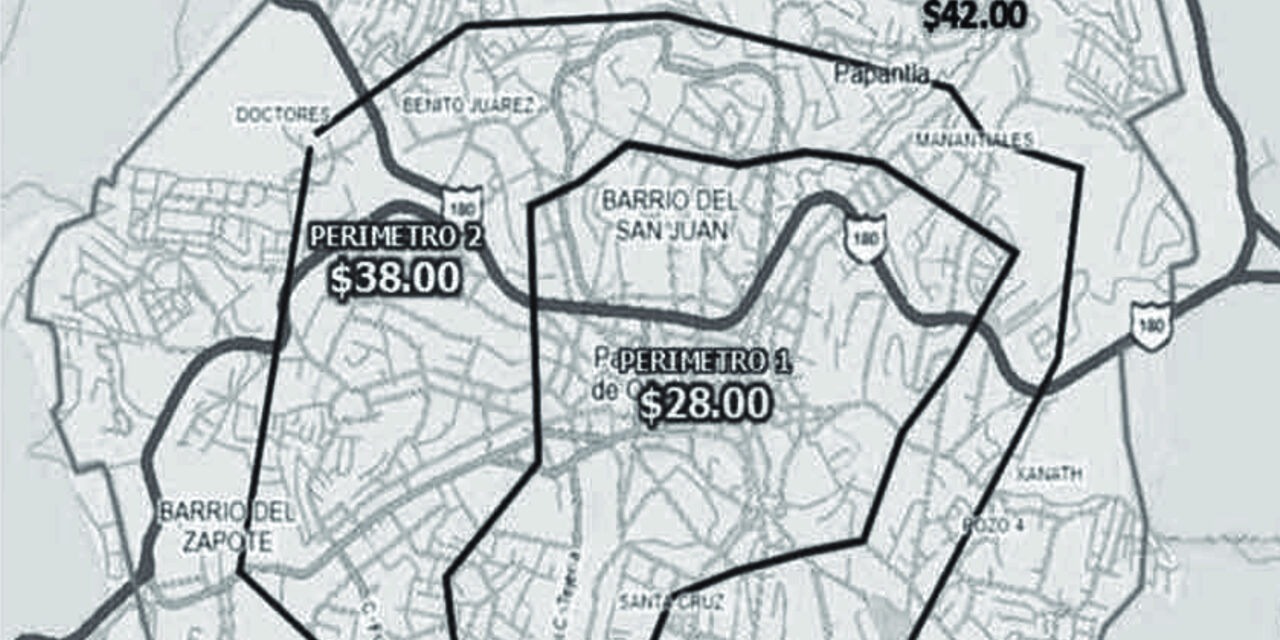 Nuevas tarifas oficiales de taxi en Papantla entran en vigor