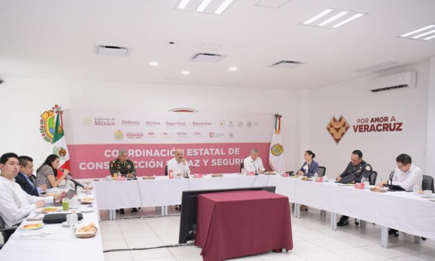 Mesa de Coordinación Estatal de Construcción de Paz y Seguridad: Resultados de la FGE para Veracruz Norte