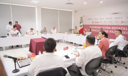 Veracruz Norte: Resultados de la FGE en la Mesa de Coordinación Estatal de Construcción de Paz y Seguridad