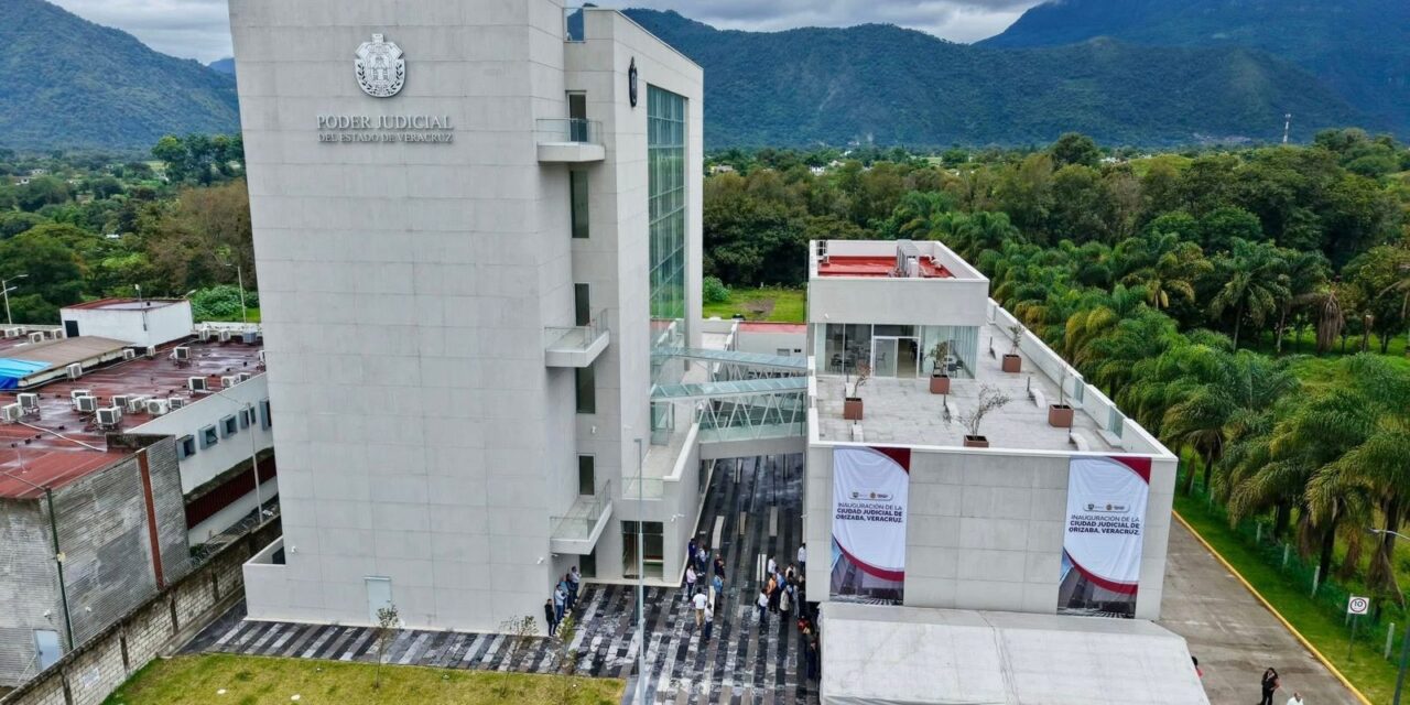 Rocío Nahle inaugura Ciudad Judicial de Orizaba