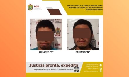 Condenados a 20 años de prisión por homicidio doloso en Huayacocotla