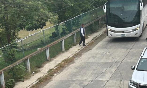 Aseguran autobús de pasajeros tras dañar cableado y darse a la fuga en Tantoyuca