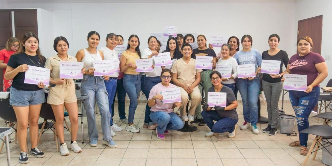 DIF Tuxpan promueve exitosos cursos de capacitación y emprendimiento