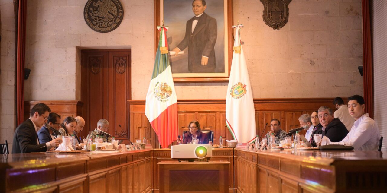 Resultados de la Mesa de Coordinación Estatal de Construcción de Paz y Seguridad