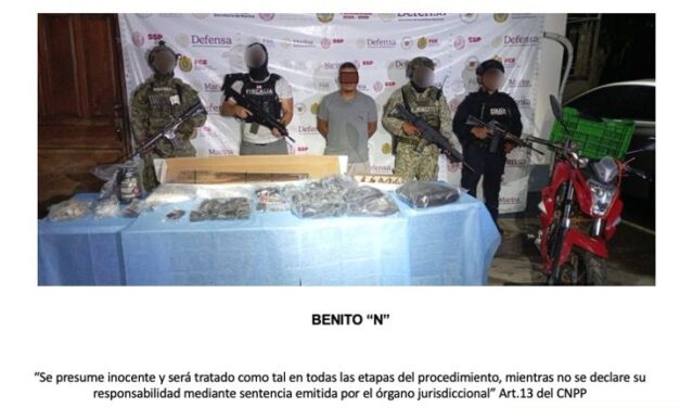 Un detenido, una motocicleta y varios objetos asegurados tras cateo en Coxquihui