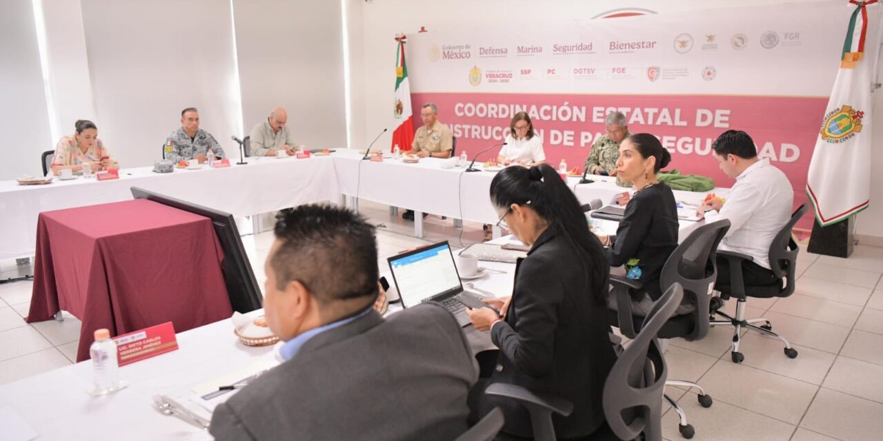 Resultados de la Mesa de Coordinación Estatal de Construcción de Paz y Seguridad