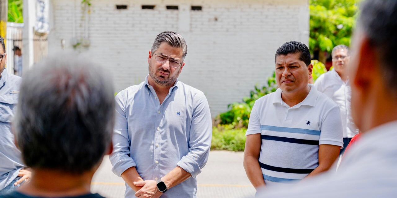 Daniel Cortina atiende demandas ciudadanas en la colonia Nueva Italia