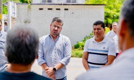 Daniel Cortina atiende demandas ciudadanas en la colonia Nueva Italia