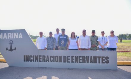  Ceremonia de incineración de enervantes y  Mesa de Coordinación Estatal de Construcción de Paz y Seguridad