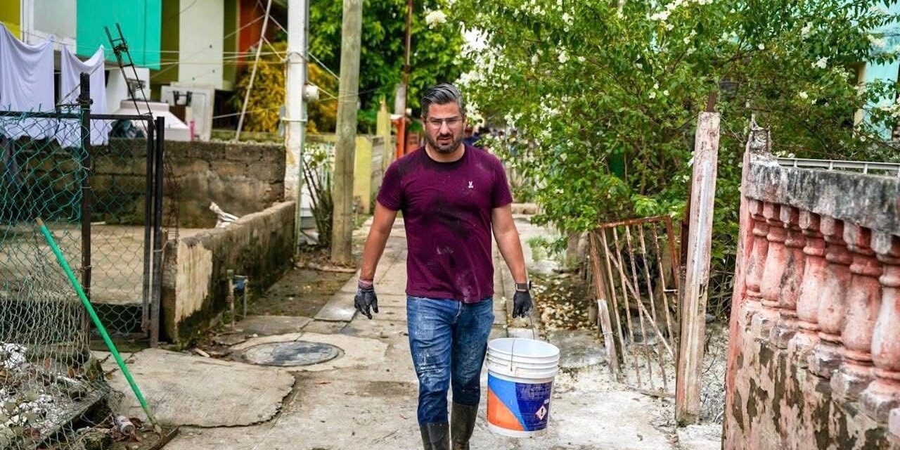 Tuxpan: Daniel Cortina refuerza su trabajo imparable con limpieza y apoyo al Infonavit CANACO