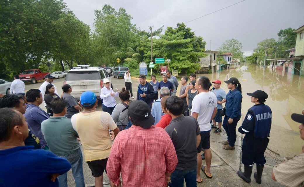 Suman esfuerzos Federación y Estado para acelerar la recuperación en Poza Rica y Álamo