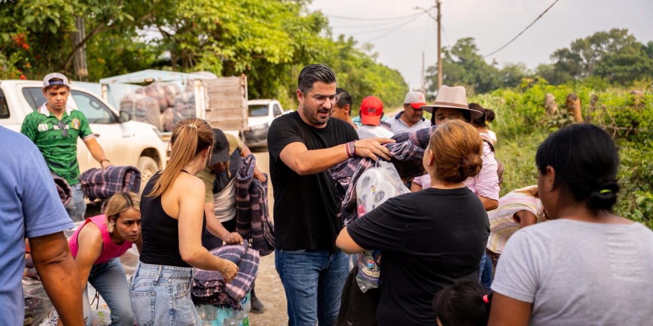Daniel Cortina encabeza jornada de apoyo en Chijolar y Chomotla