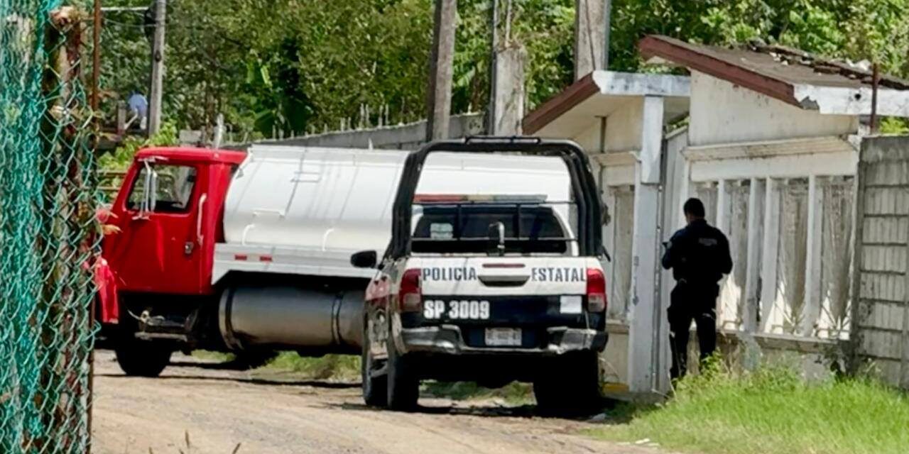 Fuerzas Federales y Estatales aseguran pipa con combustible ilegal en Tihuatlán