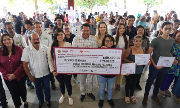 Impulsa STPSP empleo digno e incluyente en Poza Ric