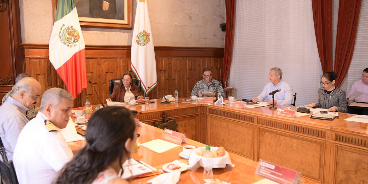 FGE Reporta avances en la Mesa de Coordinación Estatal de Construcción de Paz y Seguridad