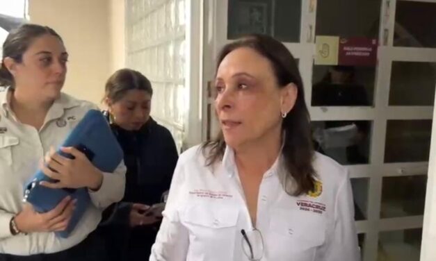 Gobernadora Rocío Nahle coordina instalación de puente aéreo para llevar ayuda a Veracruz Norte