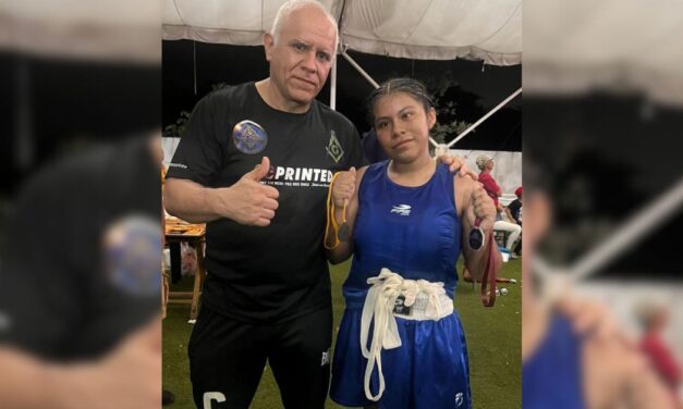¡Orgullo Alamense! «La Cachorrita» Campuzano gana pase al Nacional de Boxeo en San Luis Potosí