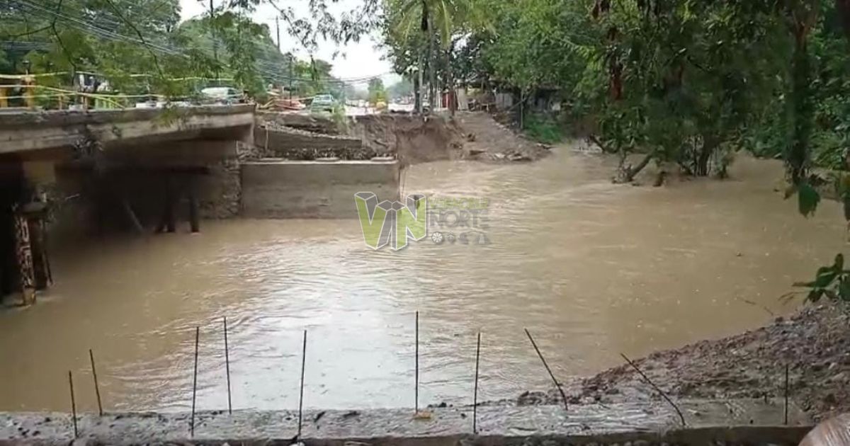 Arroyo de El Ídolo está poco más de dos metros debajo del nivel crítico