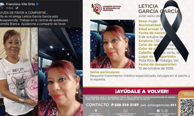 ¡Víctima de la inundación! Localizan sin vida a empleada de la central de autobuses de Poza Rica