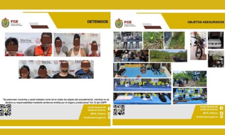 FGE INFORMA RESULTADOS DE OPERATIVOS DE CATEO REALIZADOS EN EL ESTADO DE VERACRUZ