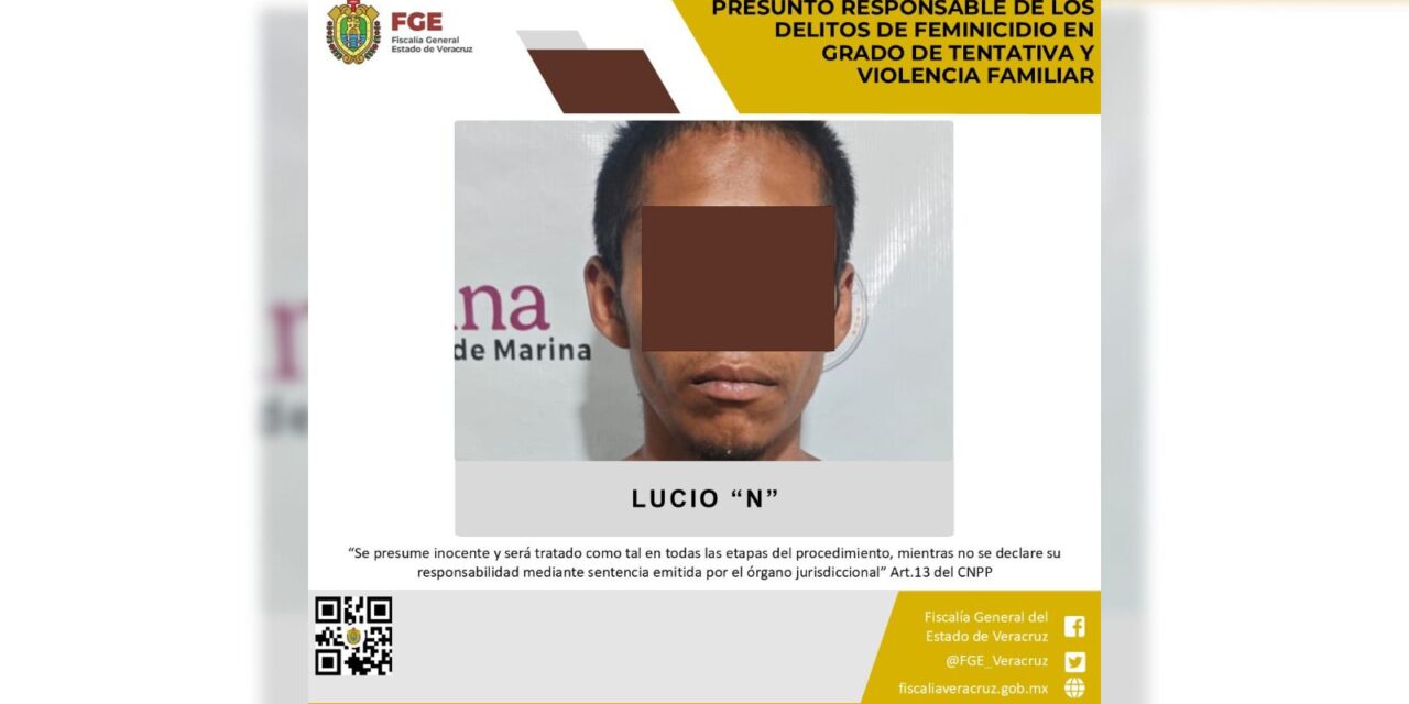 Papantla: Vinculado a proceso por feminicidio en grado de tentativa y violencia familiar