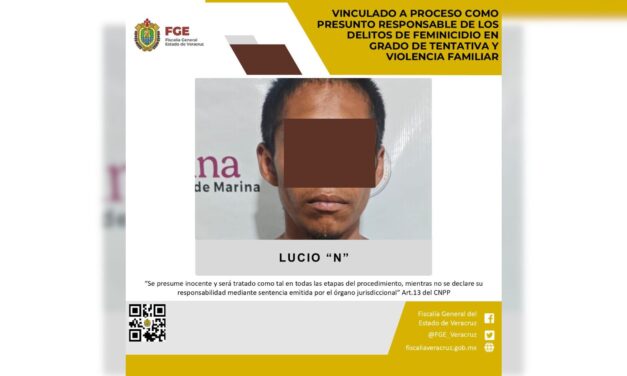 Papantla: Vinculado a proceso por feminicidio en grado de tentativa y violencia familiar