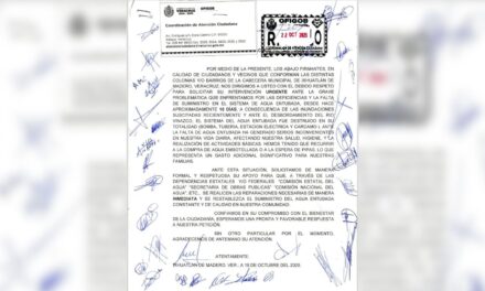 Desabasto crítico en Ixhuatlán de Madero: Más de 10 Días sin servicio de agua potable