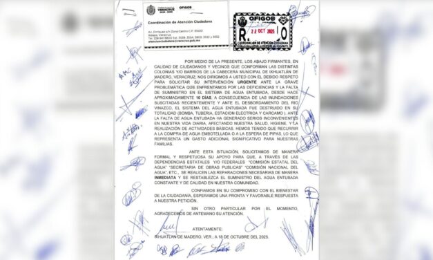 Desabasto crítico en Ixhuatlán de Madero: Más de 10 Días sin servicio de agua potable