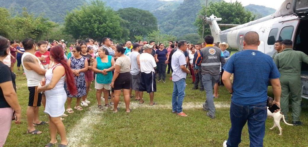 Apoyo humanitario en las zonas afectadas de Veracruz Norte