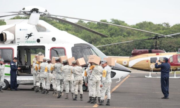 Acciones de atención y auxilio a la población afectada en Veracruz Norte