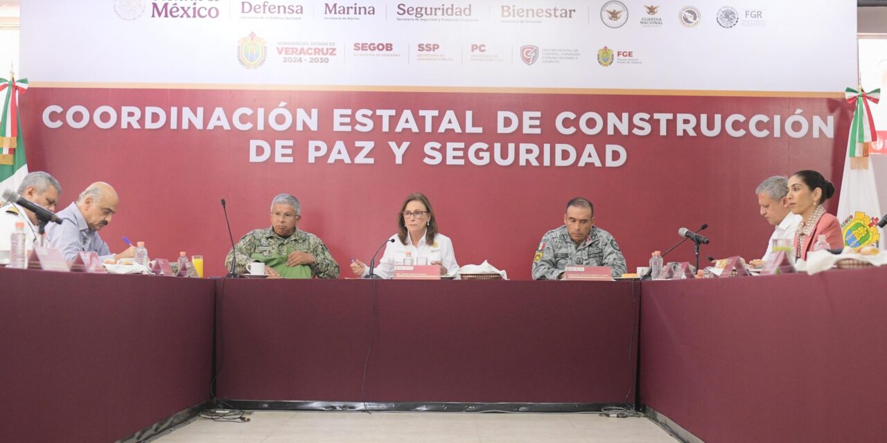 FGE Reporta avances clave  en la Mesa de Coordinación Estatal de Construcción de Paz y Seguridad
