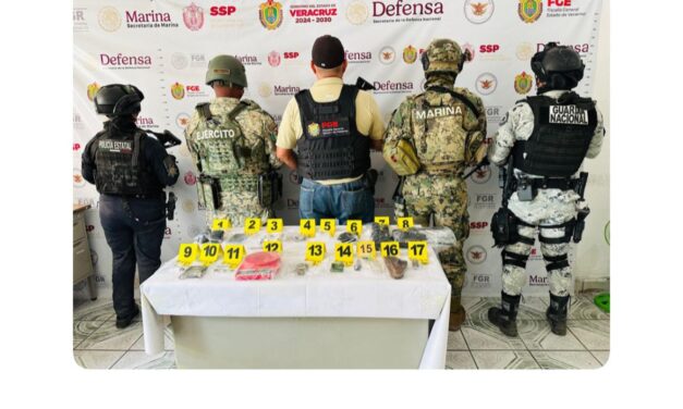 Cateo interinstitucional en El Higo decomisa narcóticos, radios y equipo Táctico