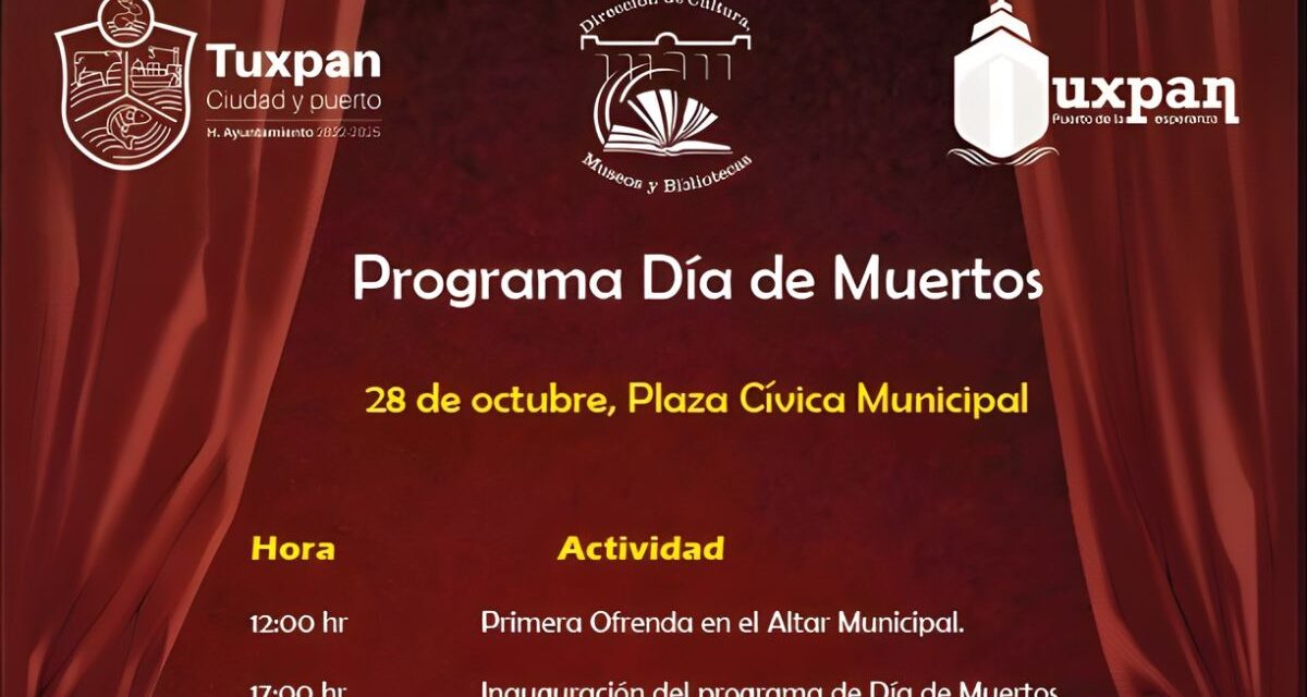 Pasarela de catrinas, encuentro de malinches, desfile de Día de Muertos, concurso de catrinas (cartonería) y muchas actividades más, este 28 de octubre en Plaza Cívica