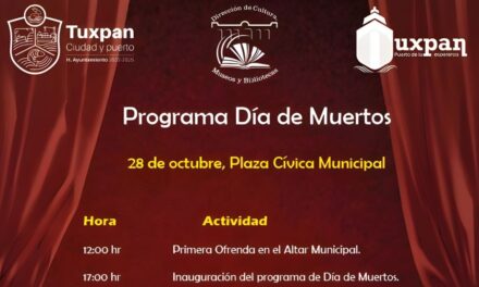 Pasarela de catrinas, encuentro de malinches, desfile de Día de Muertos, concurso de catrinas (cartonería) y muchas actividades más, este 28 de octubre en Plaza Cívica
