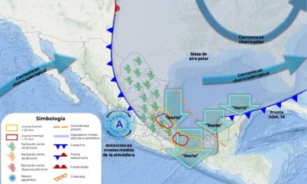 Gobierno de Tuxpan recomienda tomar precauciones por las lluvias que estará generando el Frente Frío 16