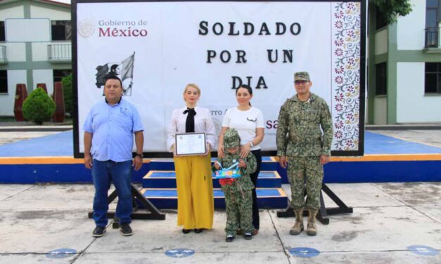 Ejército Mexicano realiza ceremonia de «Soldado por un Día» en Cerro Azul