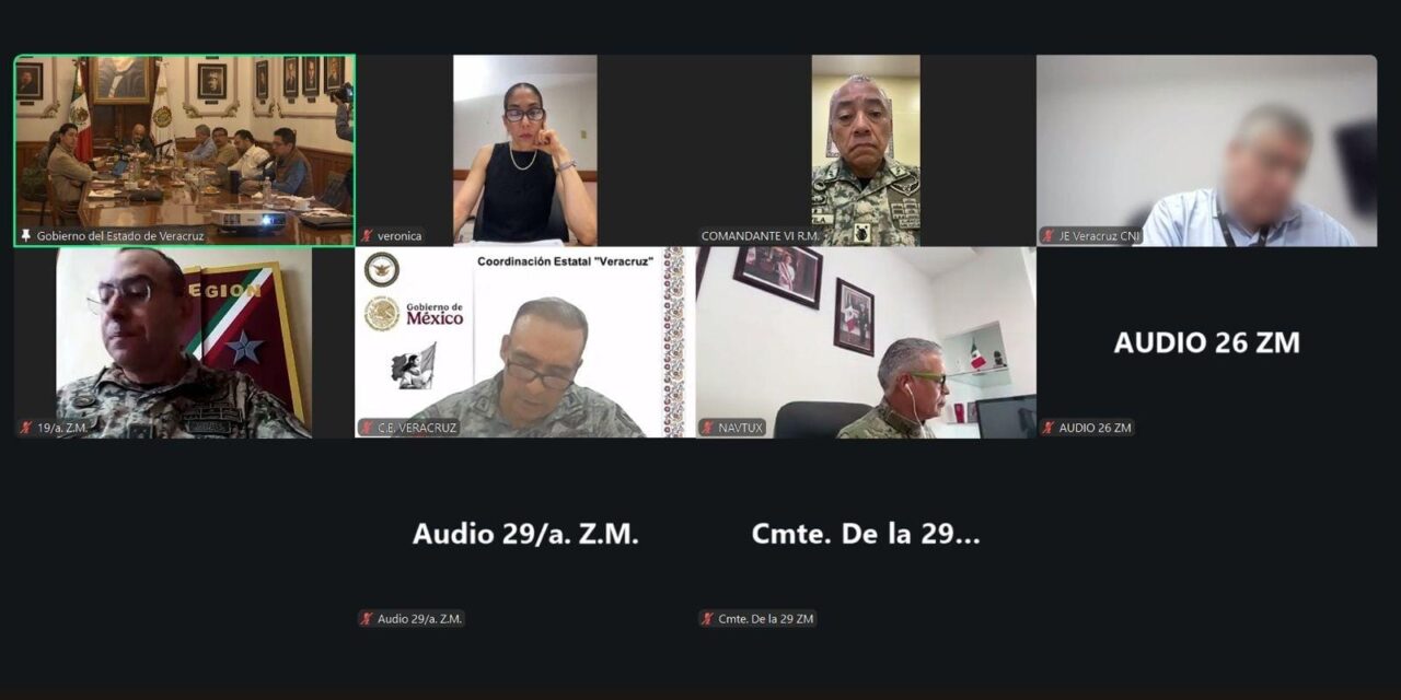 FGE informa en la Mesa de Coordinación Estatal de Construcción de Paz y Seguridad