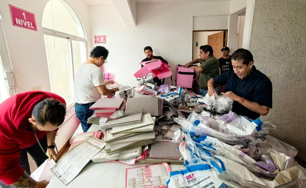 OPLE Veracruz inicia destrucción de documentación electoral del PEEPJL 2024-2025