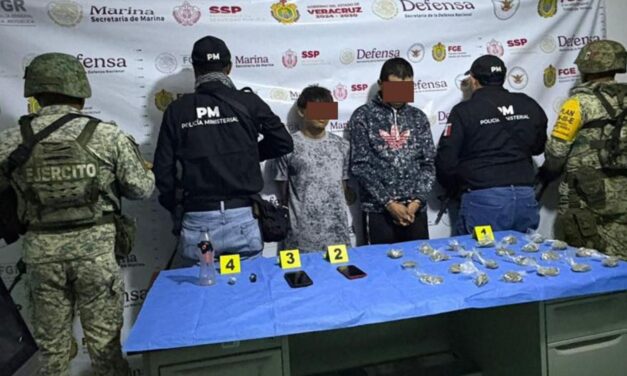 Resultados de cateo: dos detenidos y objetos asegurados en Martínez de la Torre