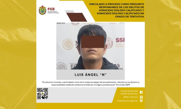 Martínez de la Torre: Vinculado a proceso por homicidio doloso calificado y tentativa