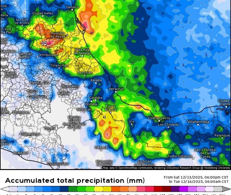 El Gobierno de Tuxpan recomienda a la población tomar precauciones ante las lluvias