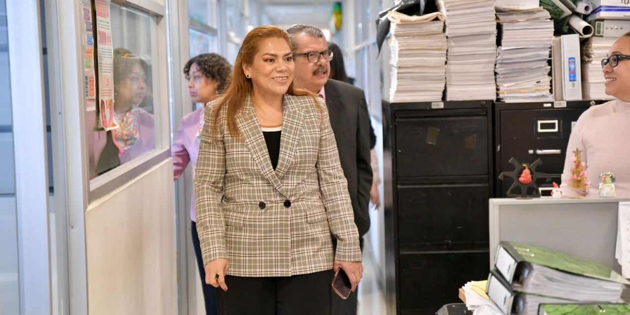 Realiza la Fiscal General del Estado un recorrido institucional
