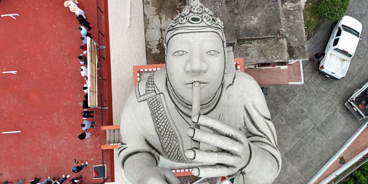 Papantla: Inauguran rehabilitación del Monumento al Volador 