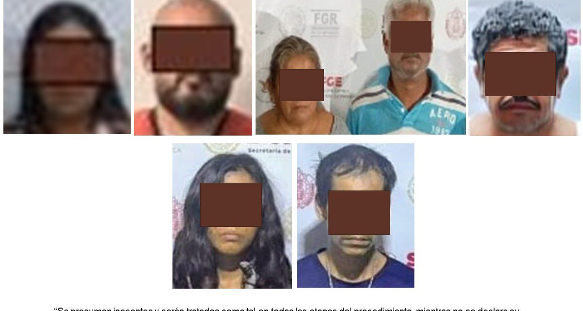 FGE detiene a 7 personas en cateos realizados en diversos municipios